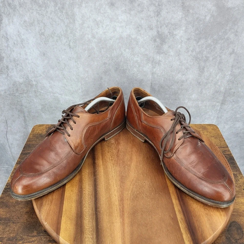 Bostonian Elements‎ Oxford Shoes Mens 12 M Brown Leather Dress Shoes USA Derby